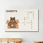 grandad s gang bear custom gift for dad personalized gift