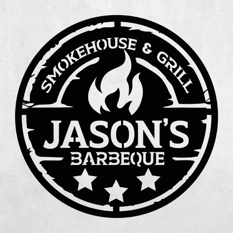 Personalised Metal Grill Wall Sign – Custom BBQ Outdoor Barbecue Plaque for Patio, Backyard, Kitchen, or Grill Master Gift 009536 - DiyGiftly