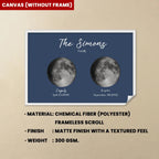 Personalised Moon Nightsky Canvas 734456 - 734494 - DiyGiftly