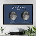 Personalised Moon Nightsky Canvas 734456 - 734494 - DiyGiftly