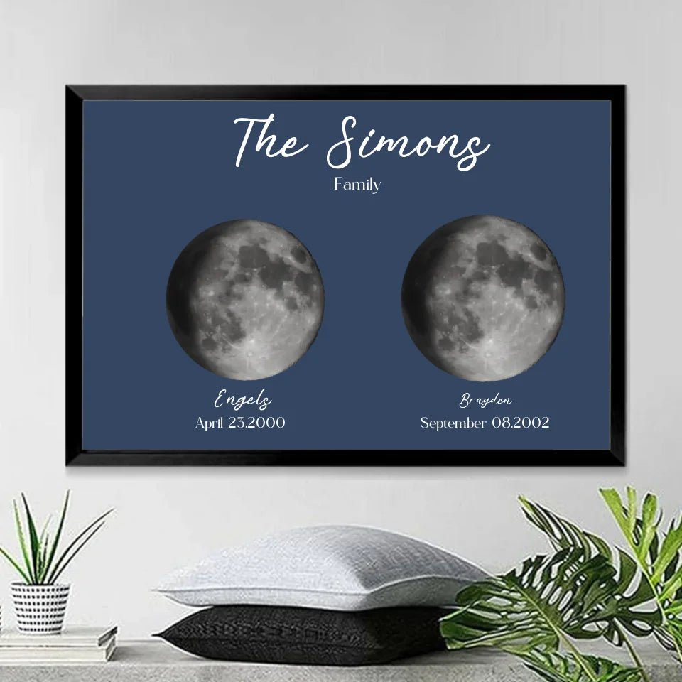 Personalised Moon Nightsky Canvas 734456 - 734494 - DiyGiftly