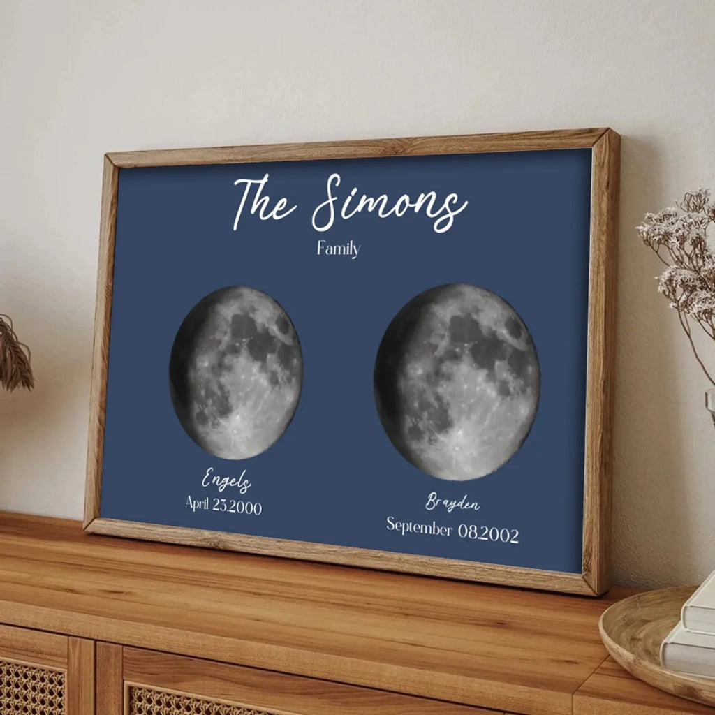 Personalised Moon Nightsky Canvas 734456 - 734494 - DiyGiftly