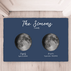 Personalised Moon Nightsky Doormat 734456 - D - DiyGiftly