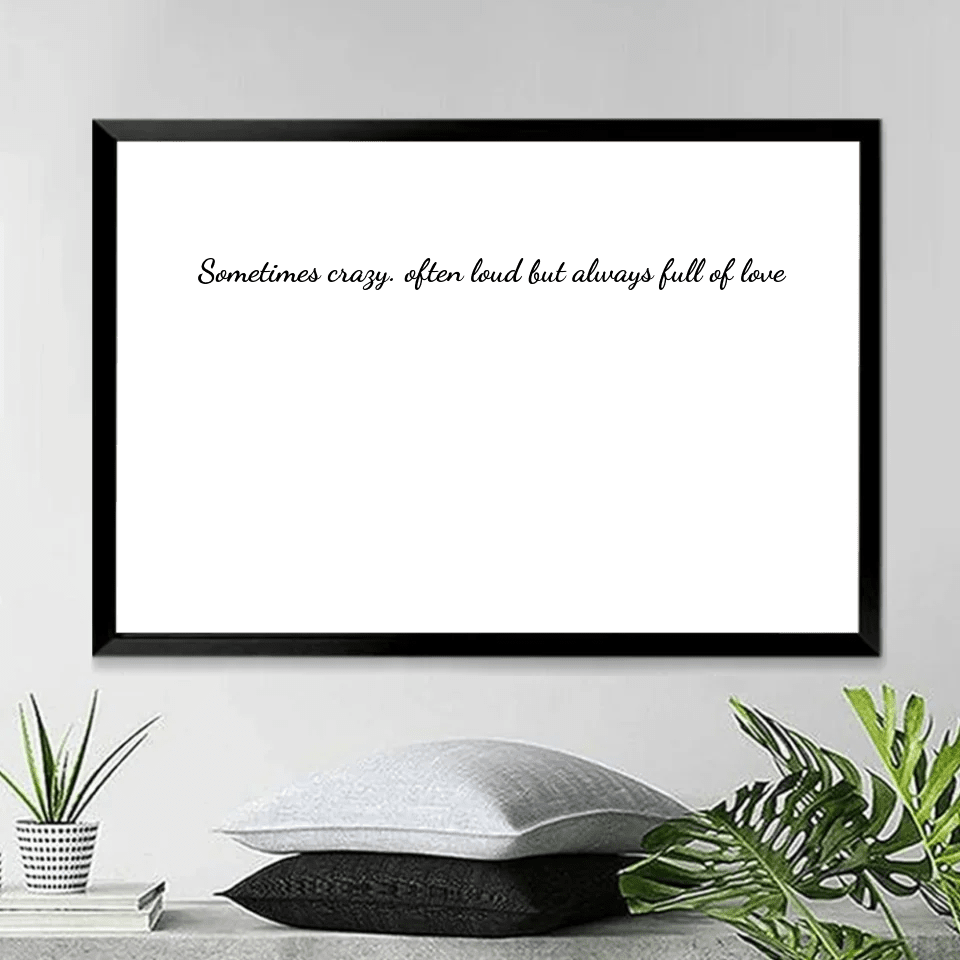 Personalised Our Family Print Framed Family Portrait Print Digital Family Home Wall Art Family Gifts for Mothers 742696 - 743204 - DiyGiftly