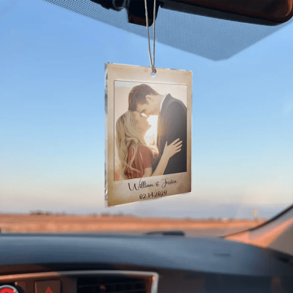 Personalised Photo Car Ornament Hanging Car Polaroid Any Image Driving Test Pass Gift Idea,Couples Gift 743174 - DiyGiftly