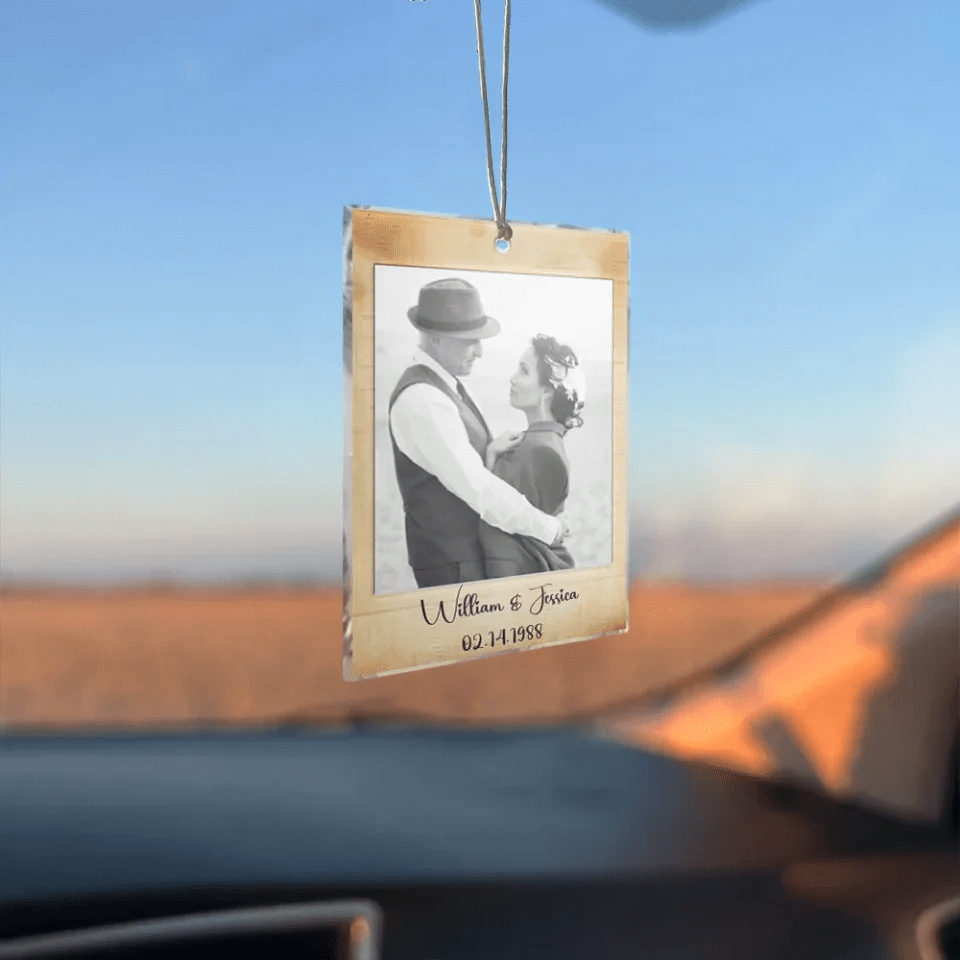 Personalised Photo Car Ornament Hanging Car Polaroid Any Image Driving Test Pass Gift Idea,Couples Gift 743174 - DiyGiftly