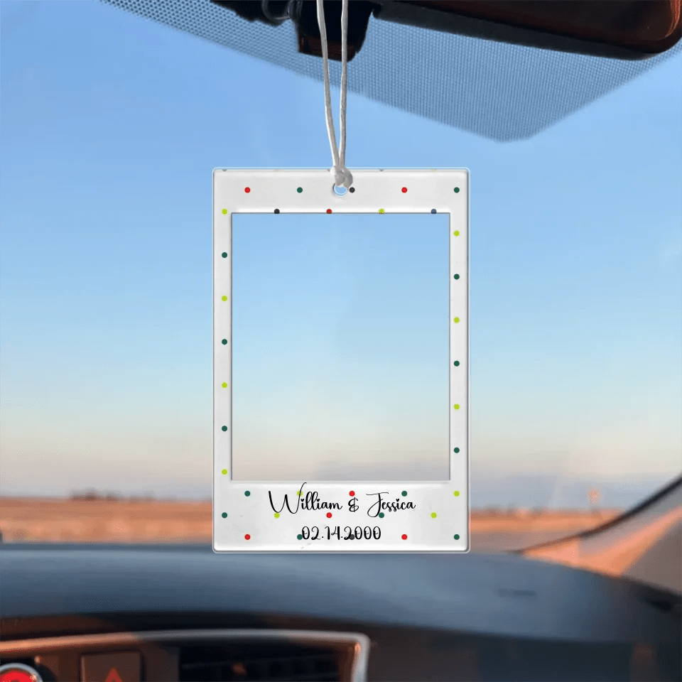 Personalised Photo Car Ornament Hanging Car Polaroid Any Image Driving Test Pass Gift Idea,Couples Gift 743174 - DiyGiftly