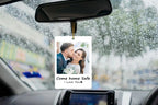 Personalised Photo Hanging Car - Drive safe, I Love You - Ornament Hanging Car, Idea First Car Charm Gift, Valentine Gift - Personalized Photo Car Ornament Hanging 1044939 - DiyGiftly
