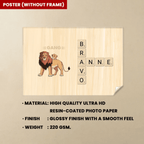Personalised The Gang Of Dad Canvas - Custom Canvas & Poster - Wood Framed Canvas & Framed Poster 753251 - 753974 - DiyGiftly