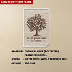 Personalised The Love Between Family Tree Canvas 753957 - 753958 - DiyGiftly