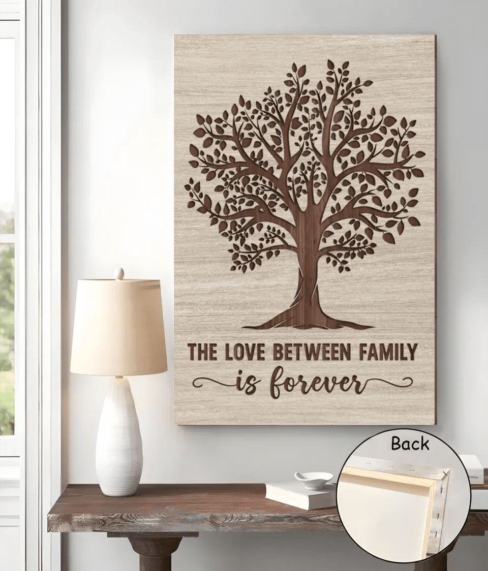 Personalised The Love Between Family Tree Canvas 753957 - 753958 - DiyGiftly