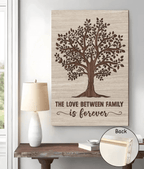 Personalised The Love Between Family Tree Canvas 753957 - 753958 - DiyGiftly