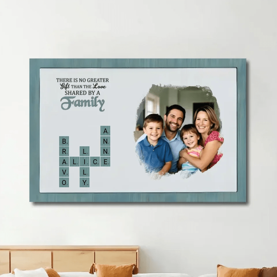 Personalised There Is No Greater Gift Than Family Photo Canvas 733488 - 733602 - DiyGiftly
