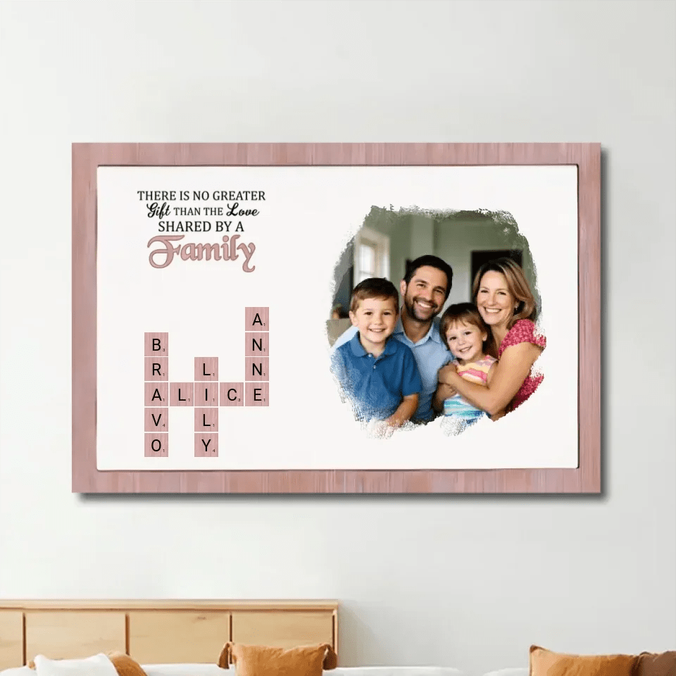 Personalised There Is No Greater Gift Than Family Photo Canvas 733488 - 733602 - DiyGiftly