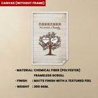 custom name wooden canvas print keepsake as a new home gift