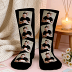 personalize family photo sock custom photo socks memory gift for socks for dad personalized gift