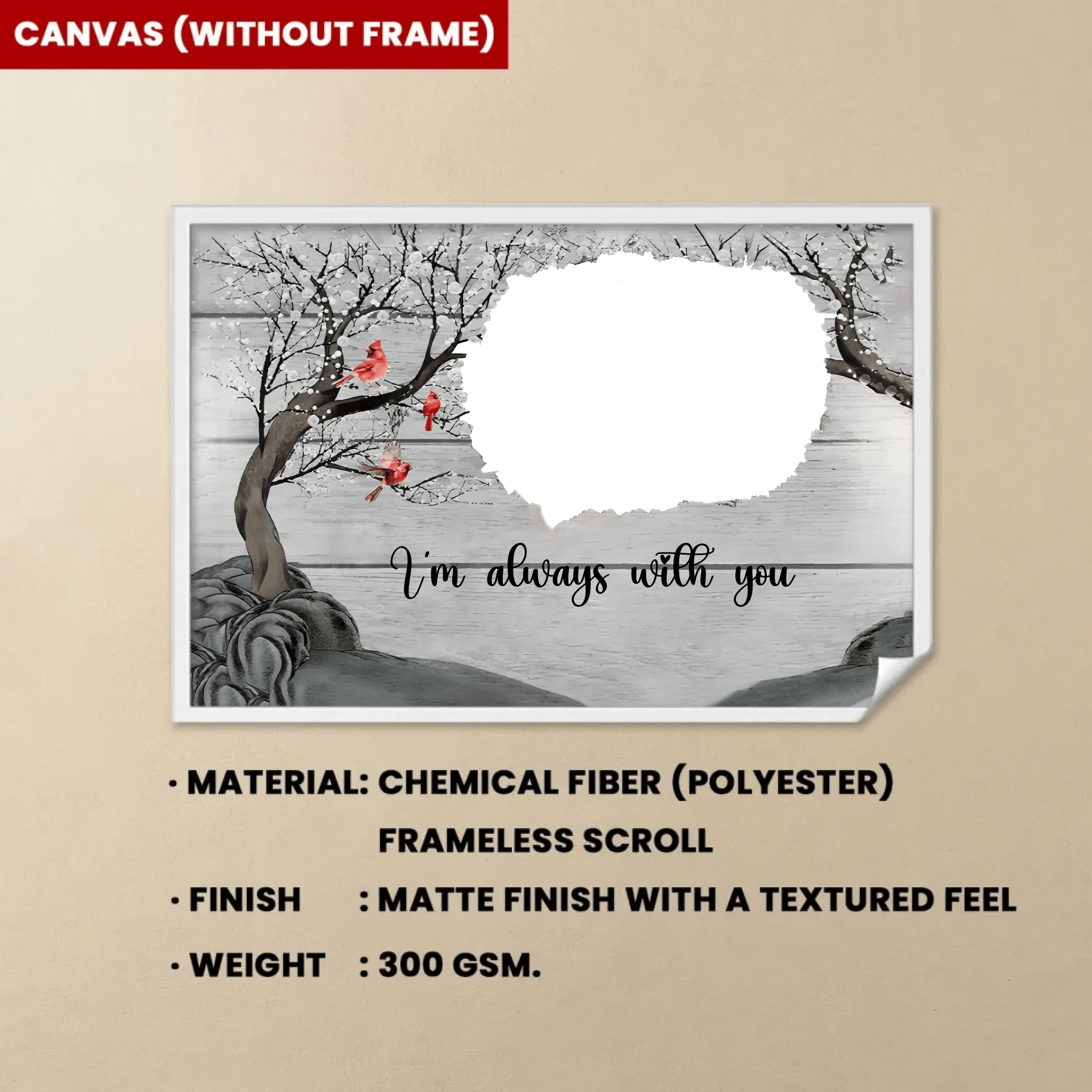 Personalize Loved ones Memorial Horizontal Canvas 733637 - DiyGiftly