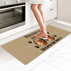 Personalized 1 - 3 Pet Photos Collage Paw Print Welcome to Non - Slip Runner Rugs with Text Housewarming Birthday Gift for Pet Lovers 1031429 - DiyGiftly