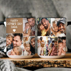 Personalized 1st Father's Day Gift For Dad, Custom Photo Collage Coffee Mug, Custom Family Photo Ceramic Mug, Gift For Husband, New Dad Gift 24109312 - DiyGiftly