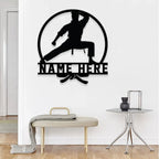 Personalized 25 Karate Stances Design Metal Sign – Custom Martial Arts Wall Art with LED Light, Educational and Decorative Metal Sign for Dojo, Home Gym, or Kids’ Martial Arts Room, Unique Gift for Karate Students and Enthusiasts 44519680 - DiyGiftly