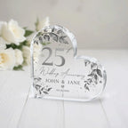 Personalized 25th Anniversary Gift, Silver Wedding Anniversary Gift, 25th Anniversary Plaque, Gift for Husband, Gift for Wife, Couple Gifts 065792 - DiyGiftly