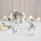 Personalized 25th Anniversary Gift, Silver Wedding Anniversary Gift, 25th Anniversary Plaque, Gift for Husband, Gift for Wife, Couple Gifts 065792 - DiyGiftly