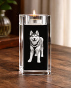 Their Light Still Shines Personalized Photo Comfort Sympathy Gift for Loss of Dog Crystal