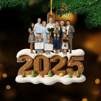 acrylic photo ornament christmas gift custom photo