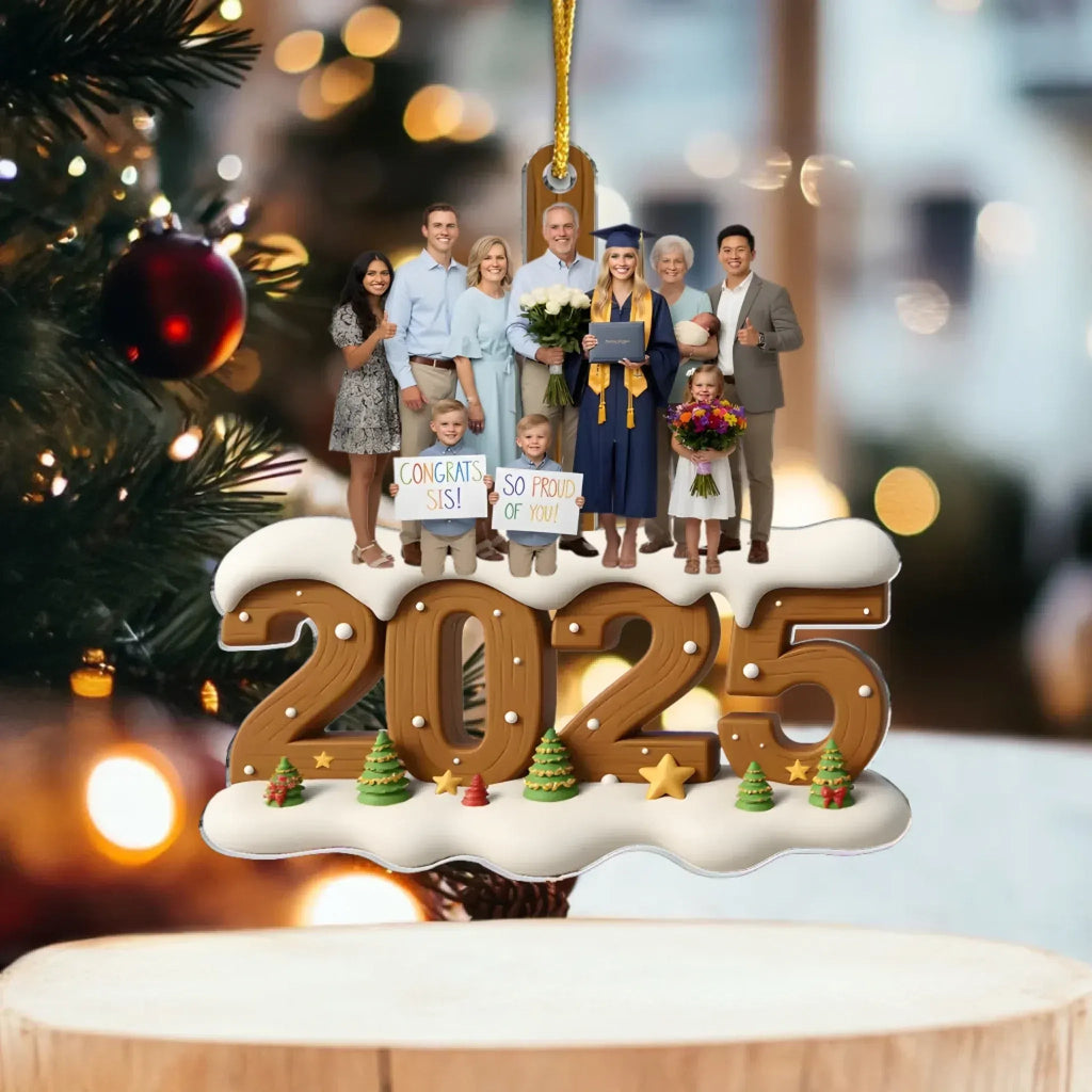 acrylic photo ornament christmas gift