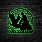Personalized Aikido Metal Sign – Custom Martial Arts Wall Art with LED Light, Decorative Metal Sign for Dojo, Home Gym, or Martial Arts Studio, Unique Gift for Aikido Practitioners 55758592 - DiyGiftly