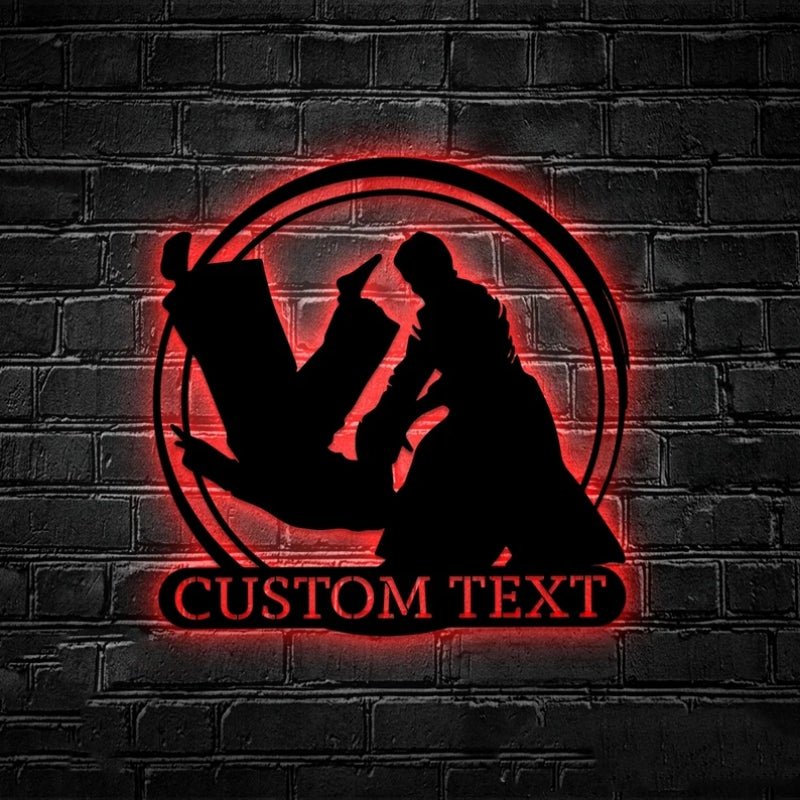 Personalized Aikido Metal Sign – Custom Martial Arts Wall Art with LED Light, Decorative Metal Sign for Dojo, Home Gym, or Martial Arts Studio, Unique Gift for Aikido Practitioners 55758592 - DiyGiftly