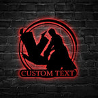 Personalized Aikido Metal Sign – Custom Martial Arts Wall Art with LED Light, Decorative Metal Sign for Dojo, Home Gym, or Martial Arts Studio, Unique Gift for Aikido Practitioners 55758592 - DiyGiftly