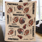 Personalized American football blanket 742478 - DiyGiftly