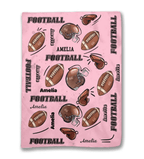 Personalized American football blanket 742478 - DiyGiftly