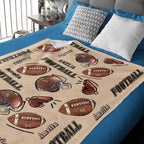 Personalized American football blanket 742478 - DiyGiftly