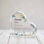 Personalized Aunt Gift, Auntie Dictionary Definition Acrylic Plaque, Aunt Gift from Nience, Auntie Gift from Nephew, Custom Gift for Aunt 524288 - DiyGiftly