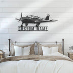 Personalized Aviation Pilot Name Metal Wall Art Sign – Custom Airplane Wall Decor for Pilots, Aviation Enthusiasts, Home, Office, or Flight School Gift 6754432 - DiyGiftly