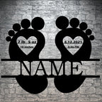 Personalized Baby Birth Metal Placards – Custom Newborn Name Sign, Birth Stats Keepsake, Nursery Wall Decor, Baby Shower Gift, New Parent Present, Custom Engraved Metal Baby Announcement Sign 25353472 - DiyGiftly