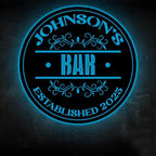 Personalized Bar Metal Signs – Custom Name Wall Art, Home Bar, Man Cave, Kitchen & Game Room Decor, Bar Owner Gift, Party & Housewarming Present, Rustic Pub Metal Decoration 07194112 - DiyGiftly