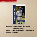 Personalized Baseball Athlete Graduation Custom Poster & Canvas - Gift for Kids 749790 - 749809 - DiyGiftly
