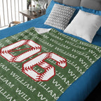 Personalized Baseball Blanket, Sports gift, baseball blanket gift 752270 - DiyGiftly