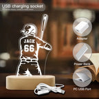 Personalized Baseball Player Night Light - Baseball Coach Gift - Gift for Boys - Children's Lights - Custom Baseball Gift - Christmas Gifts 749021 - DiyGiftly