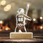 Personalized Baseball Player Night Light - Baseball Coach Gift - Gift for Boys - Children's Lights - Custom Baseball Gift - Christmas Gifts 749021 - DiyGiftly