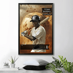 Personalized Baseball Sport Poster & Canvas - Add Athlete's Photo, Number, Name... - Best Gift for Athletes 747689 - DiyGiftly