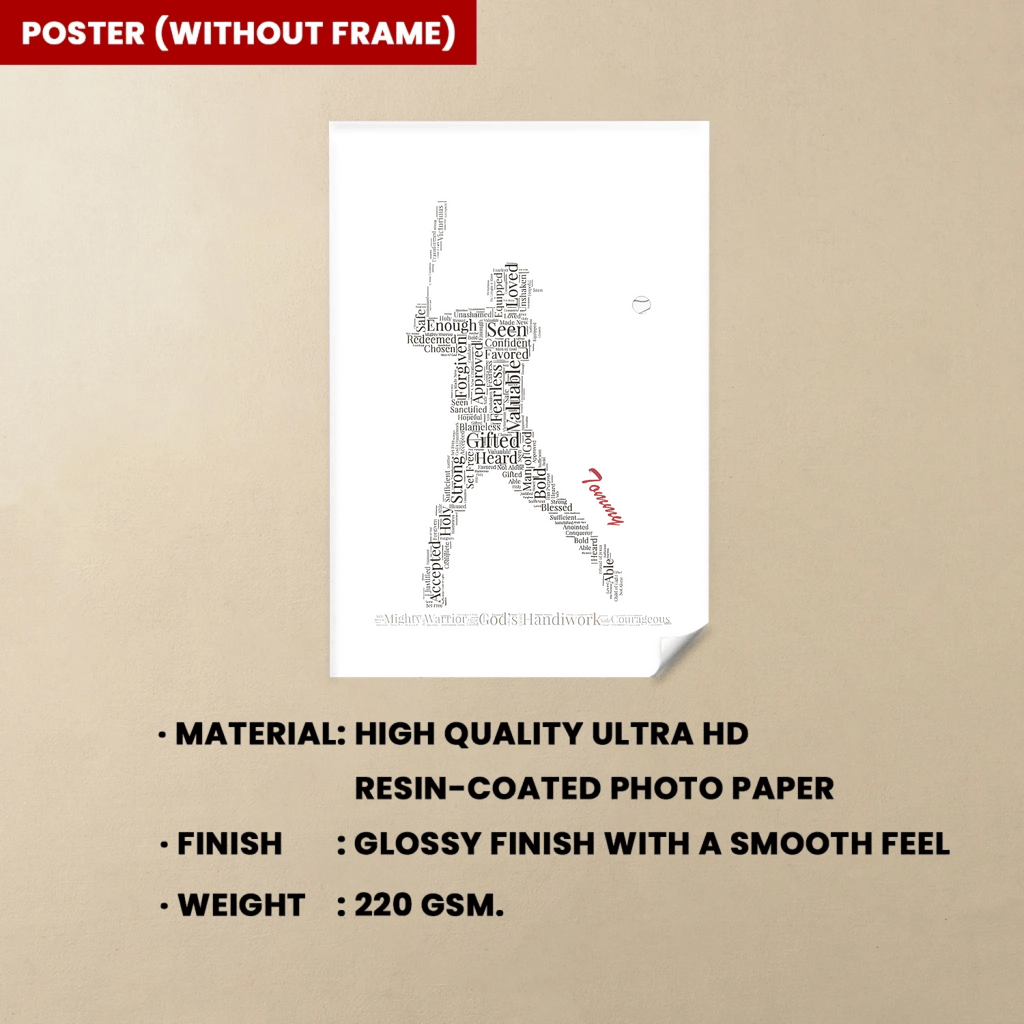 Personalized Baseball Word Art, Sport Wall Art, Custom Baseball Player Gift, Words of Affirmation Print, Christian Athlete Artwork 748927 - DiyGiftly