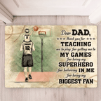 Personalized Basketball Dad And Child Thank You 710195 - D - DiyGiftly