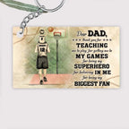 Personalized Basketball Dad And Child Thank You Custom Keychain 736194 - DiyGiftly