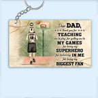 Personalized Basketball Dad And Child Thank You Custom Keychain 736194 - DiyGiftly