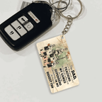 Personalized Basketball Dad And Child Thank You Custom Keychain 736194 - DiyGiftly