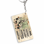 Personalized Basketball Dad And Child Thank You Custom Keychain 736194 - DiyGiftly